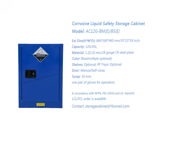 12 GAL Corrosive Safety Storage Cabinet