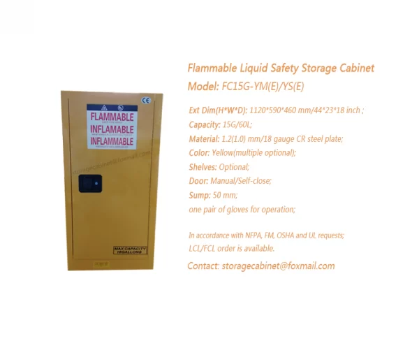 15 GAL flammable storage cabinet