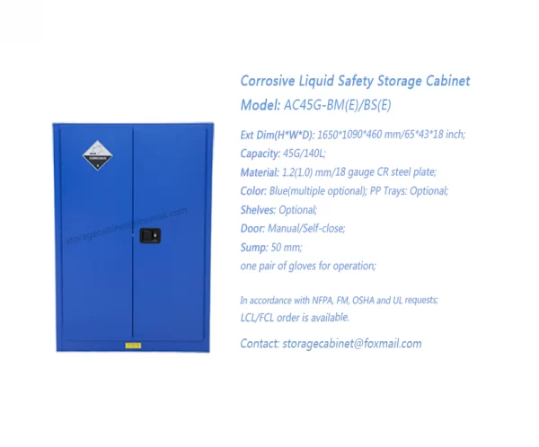45 GAL Corrosive Safety Storage Cabinet