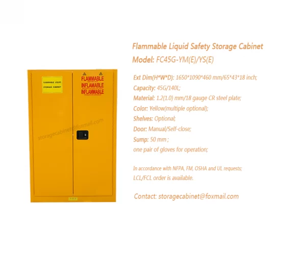45 GAL flammable liquid storage cabinet