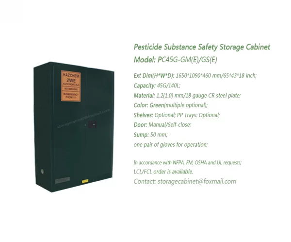 45 GAL Pesticide Safety Storage Cabinet