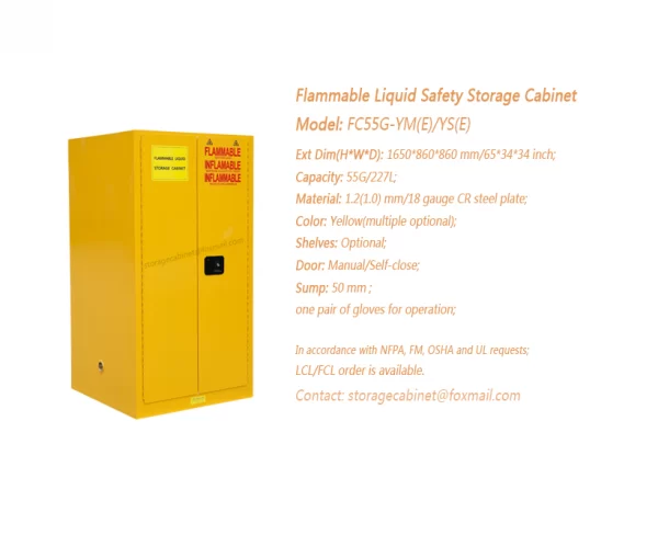 55 GAL Flammable Safety Storage Cabinet