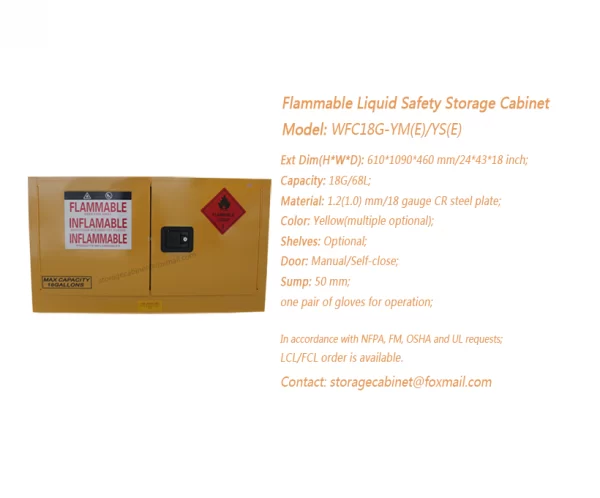 WFC18 GAL flammable liquid cabinet