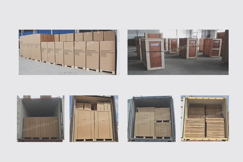 packing and loading for safety storage cabinet